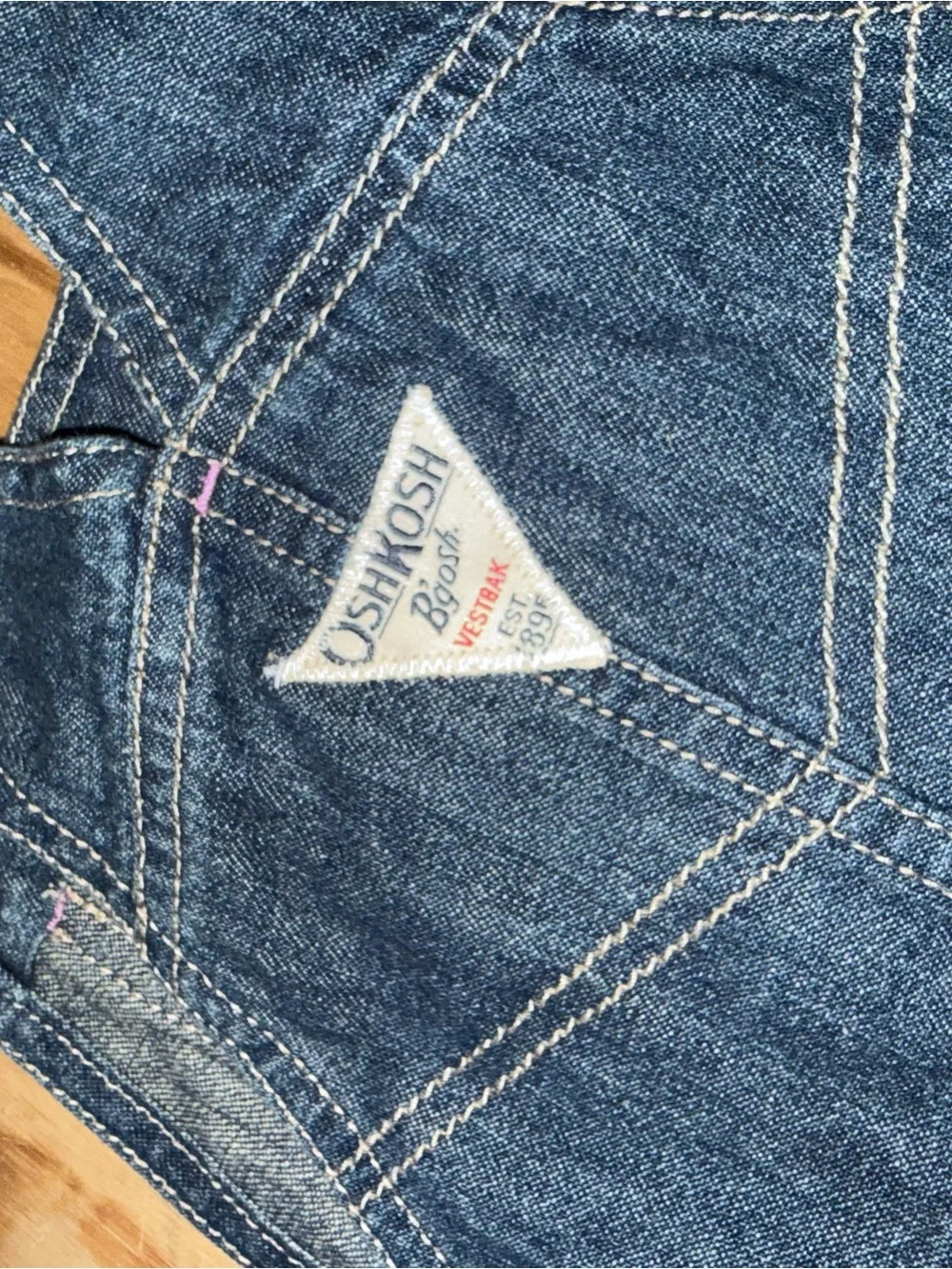 OshKosh B'gosh Dark Blue Denim Overall Dress